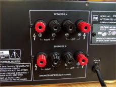 der CV5670 bietet Anschlussmglichkeiten fr 2 Lautsprecherpaare